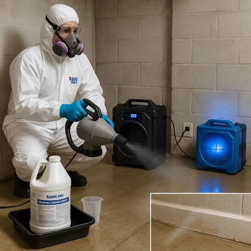Sanitization and Odor Removal process in Apple Valley, OH