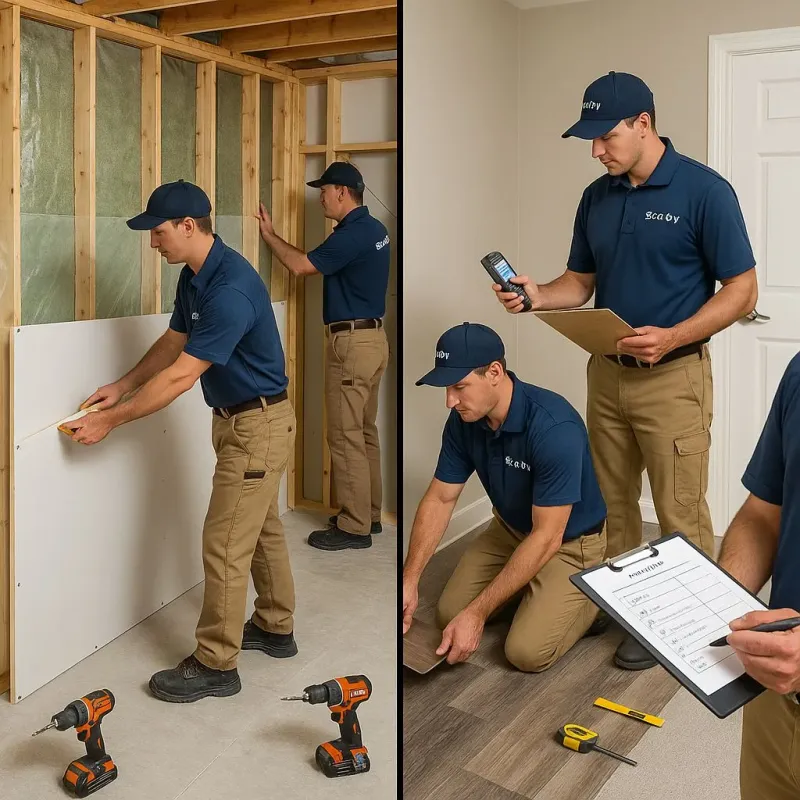 Repairs and Reconstruction process in Apple Valley, OH